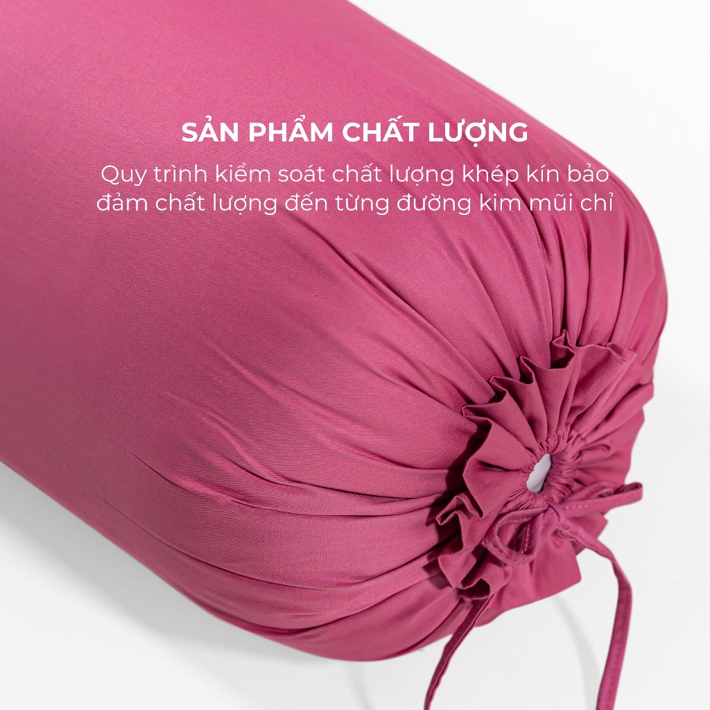 [Vibrant] Vỏ gối ôm Cotton 100% Phong Cách Nổi Bật 37x105 cm