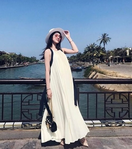 đầm bầu cho chị em dễ mặc dễ chịu