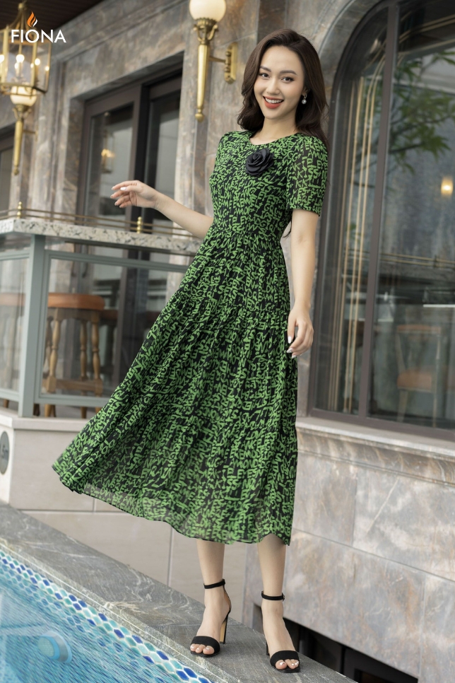 đầm maxi suông dài