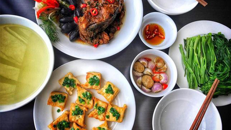 ẩm thực chay hương sen