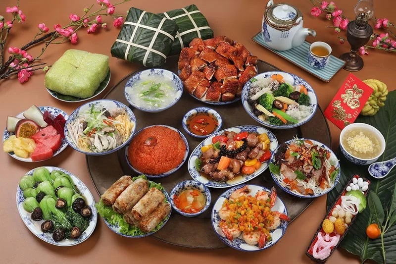 Top món ăn ẩm thực ngày tết