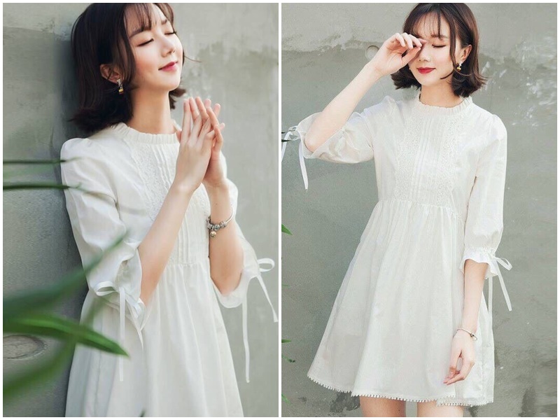Kiểu đầm trắng đẹp
