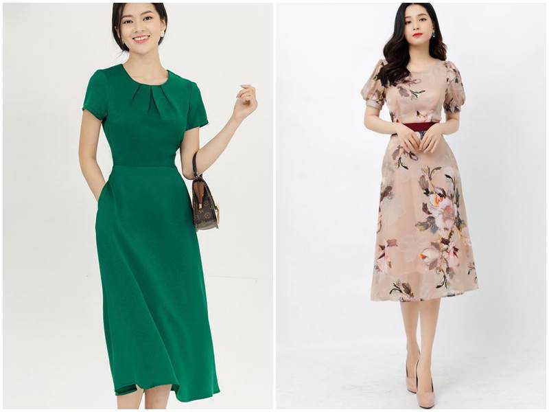 Top shop đầm trung niên sang trọng