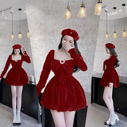 đầm nhung cao cấp