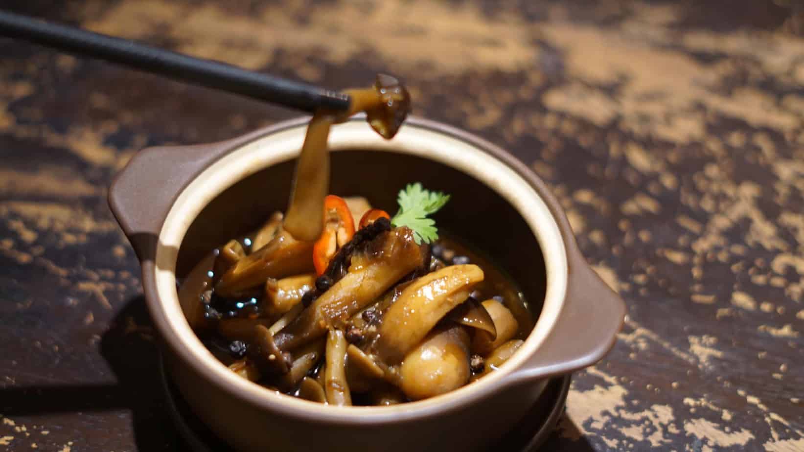 Bông súng ẩm thực chay