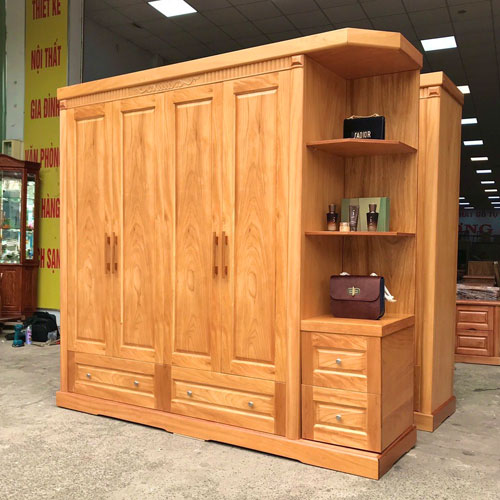 Mau tu dung quan ao bang go dep