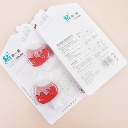 [Đồng giá 19k] Móc dán tường hình dâu tây