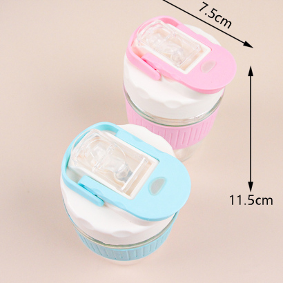 [ Đồng giá 19k] Cốc Ly uống nước đôi rơm (72)