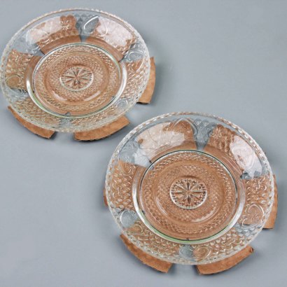 [ Đồng giá 19k] Đĩa đựng trái cây thủy tinh Faqiang 4 inch (kiểu ngẫu nhiên)