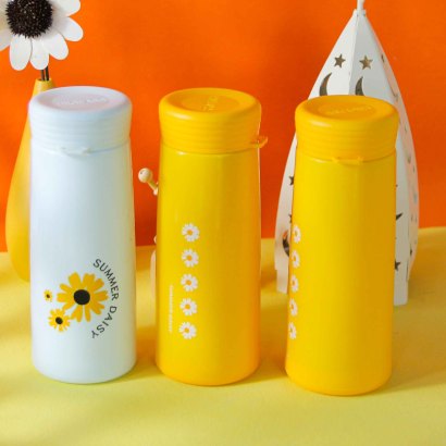 [ Đồng giá 19k] Cốc thủy tinh nhựa hoa cúc