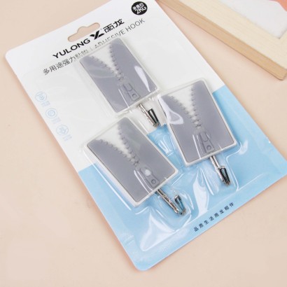 [ Đồng giá 19k] Yulong 8047 ba móc dây kéo dán tường