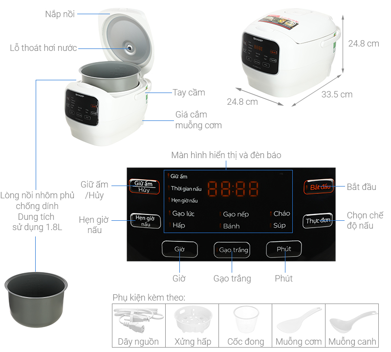 Nồi cơm điện gia dụng bếp giá rẻ YiHao