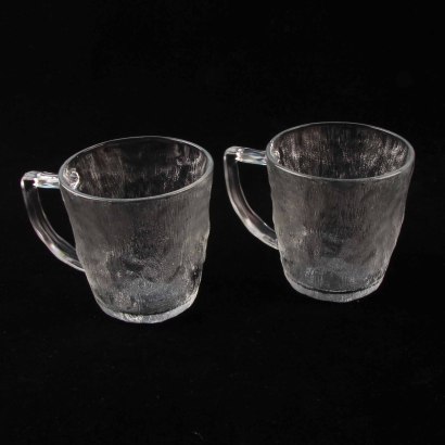 [ Đồng giá 19k] Cốc thủy tinh có tay cầm tảng băng ZB47-1