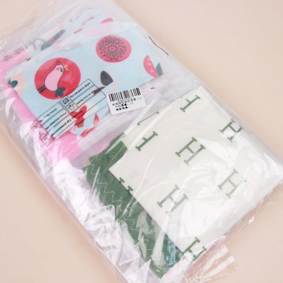 [ Đồng giá  19k] Mặt nạ lụa băng in hình thời trang (khẩu trang)