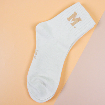 [ Đồng giá  19k] Tất cotton thể thao trà sữa Mingxinfang dành cho nữ