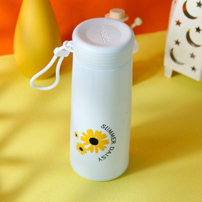 [ Đồng giá 19k] Cốc thủy tinh nhựa hoa cúc