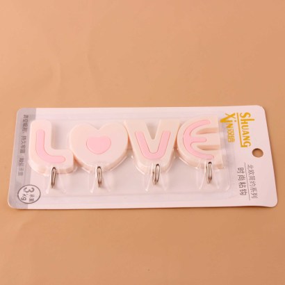 [ Đồng giá 19k]Móc dính Shuangxin LOVE (129)
