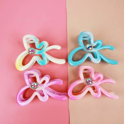 [ Đồng giá ]Phụ kiện bướm màu chuyển sắc 12cm Móng vuốt lớn