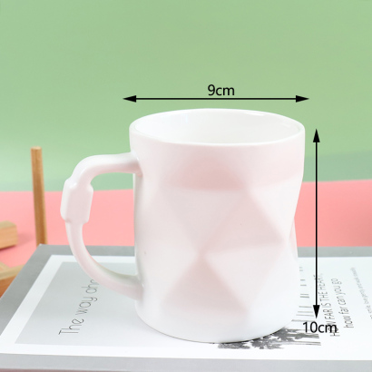 [ Đồng giá 19k] cốc sứ tráng men hoạ tiết kim cương