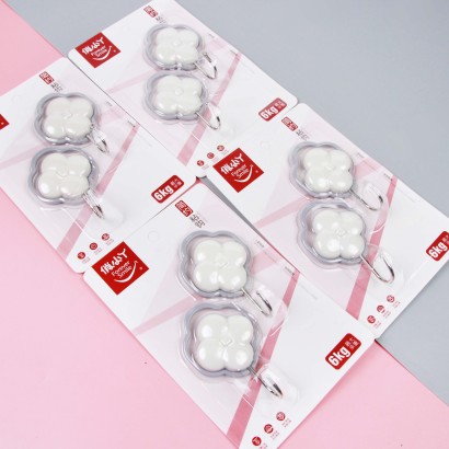 [Đồng giá 19k] Móc dán tường hình bông hoa