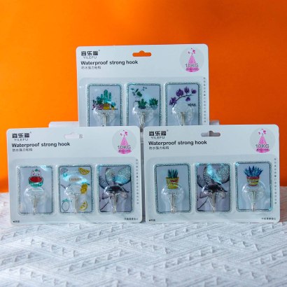 [Đồng giá 19k] Móc dán tường hoạ tiết đẹp