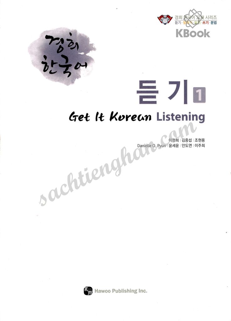 [Bản Màu] Giáo Trình Kyung Hee Listening - Tập 1 - 경희 한국어 듣기 1