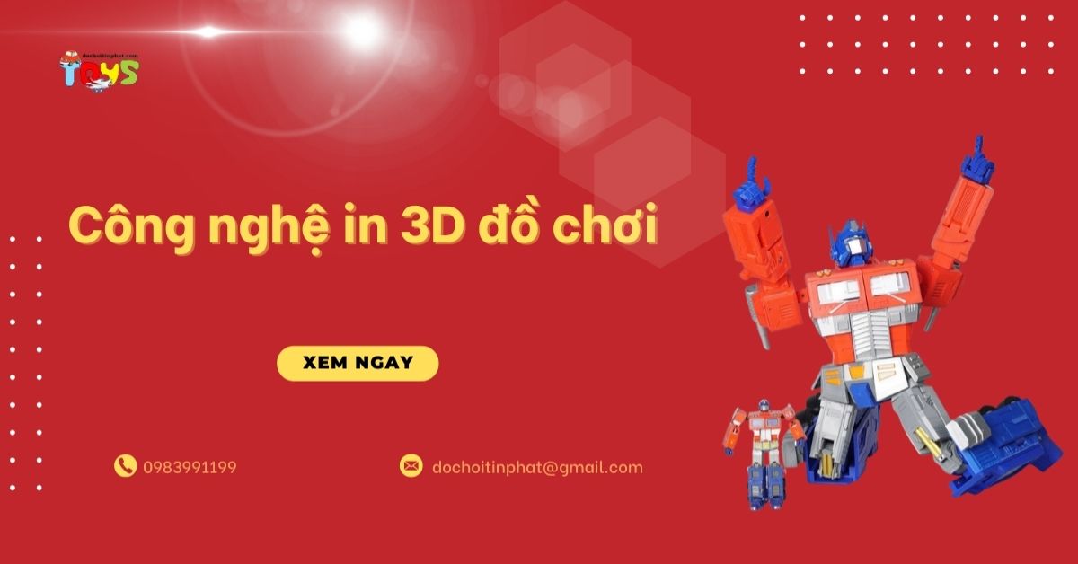 Top 3 xu hướng công nghệ in 3D đồ chơi 2026