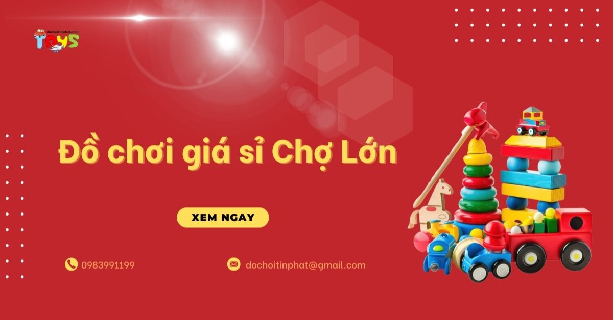 Nguồn hàng đồ chơi giá sỉ Chợ Lớn: Kinh nghiệm nhập hàng lời cao