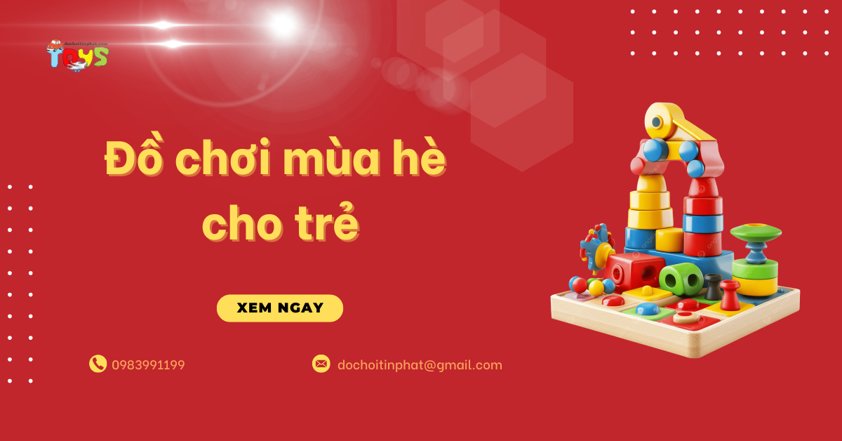 Top đồ chơi mùa hè cho trẻ 2026: Xu hướng vận động