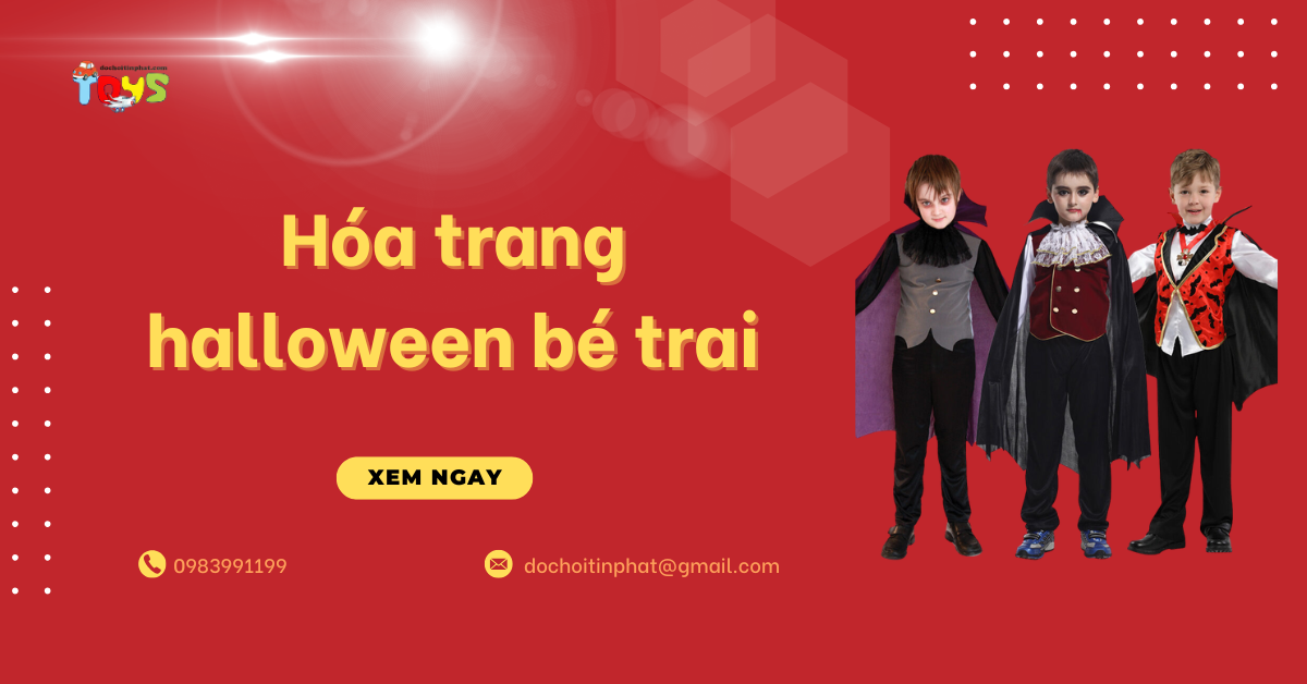 Xu hướng đồ hóa trang Halloween bé trai 2026 và cách nhập sỉ hiệu quả
