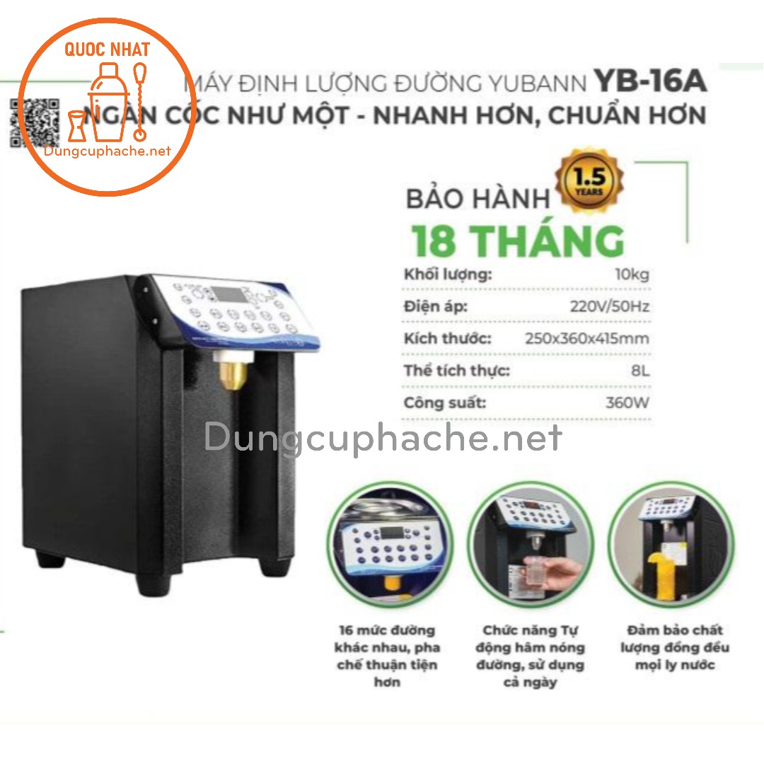 ❌💯💢 MÁY ĐỊNH LƯỢNG ĐƯỜNG YUBANN YB-16A❌ 💯💢