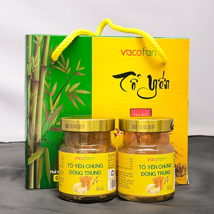 Tổ yến chưng Đông trùng Vacofarm