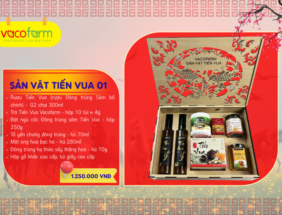 Set quà SẢN VẬT TIẾN VUA 01