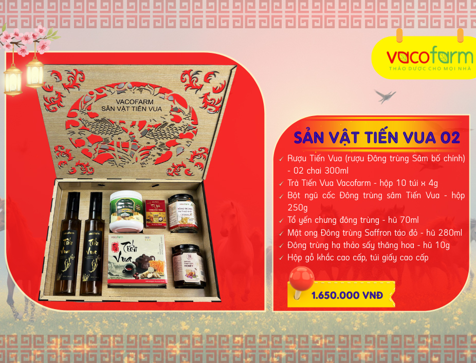 Set quà SẢN VẬT TIẾN VUA 02