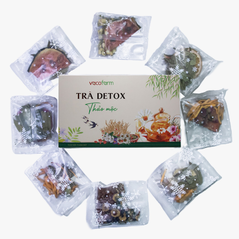 Trà Detox thảo mộc Vacofarm