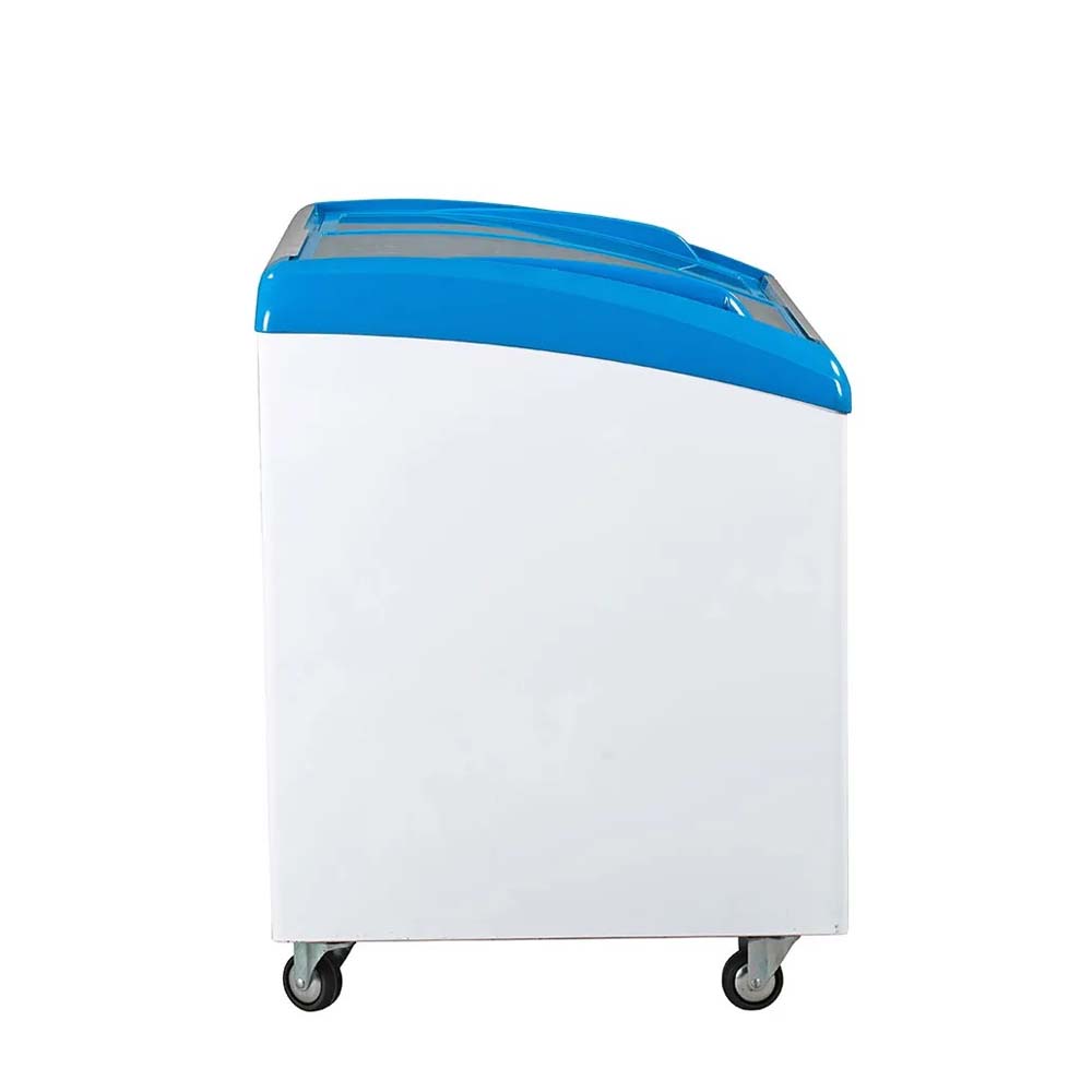 Tủ đông kính cong Alaska Inverter 355 lít KC-203S