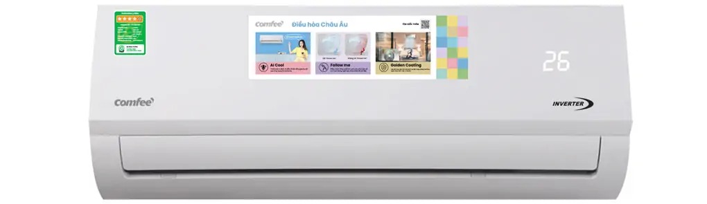 Điều hòa Comfee 12.000Btu 1 chiều Inverter CFS-13VAFF-V