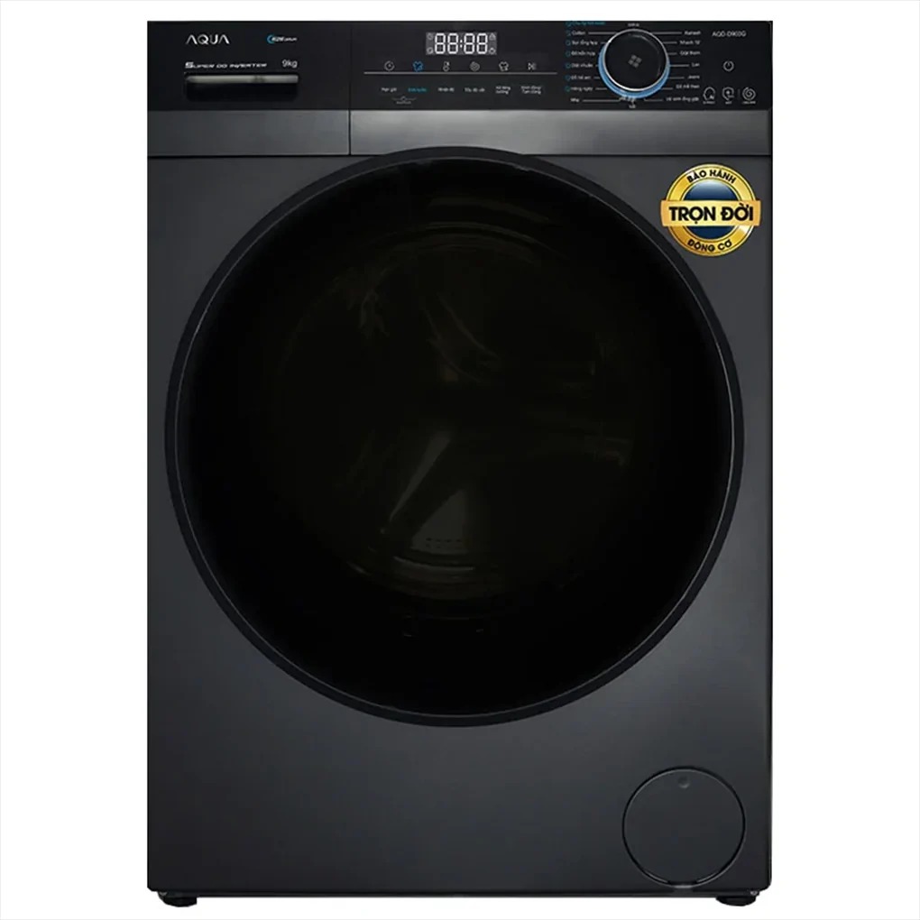 Máy Giặt Aqua Inverter lồng ngang 11 Kg AQD-D1103G.BK