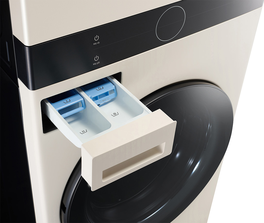 Tháp giặt sấy LG WashTower Inverter giặt 14 kg - sấy 10 kg WT1410NHE