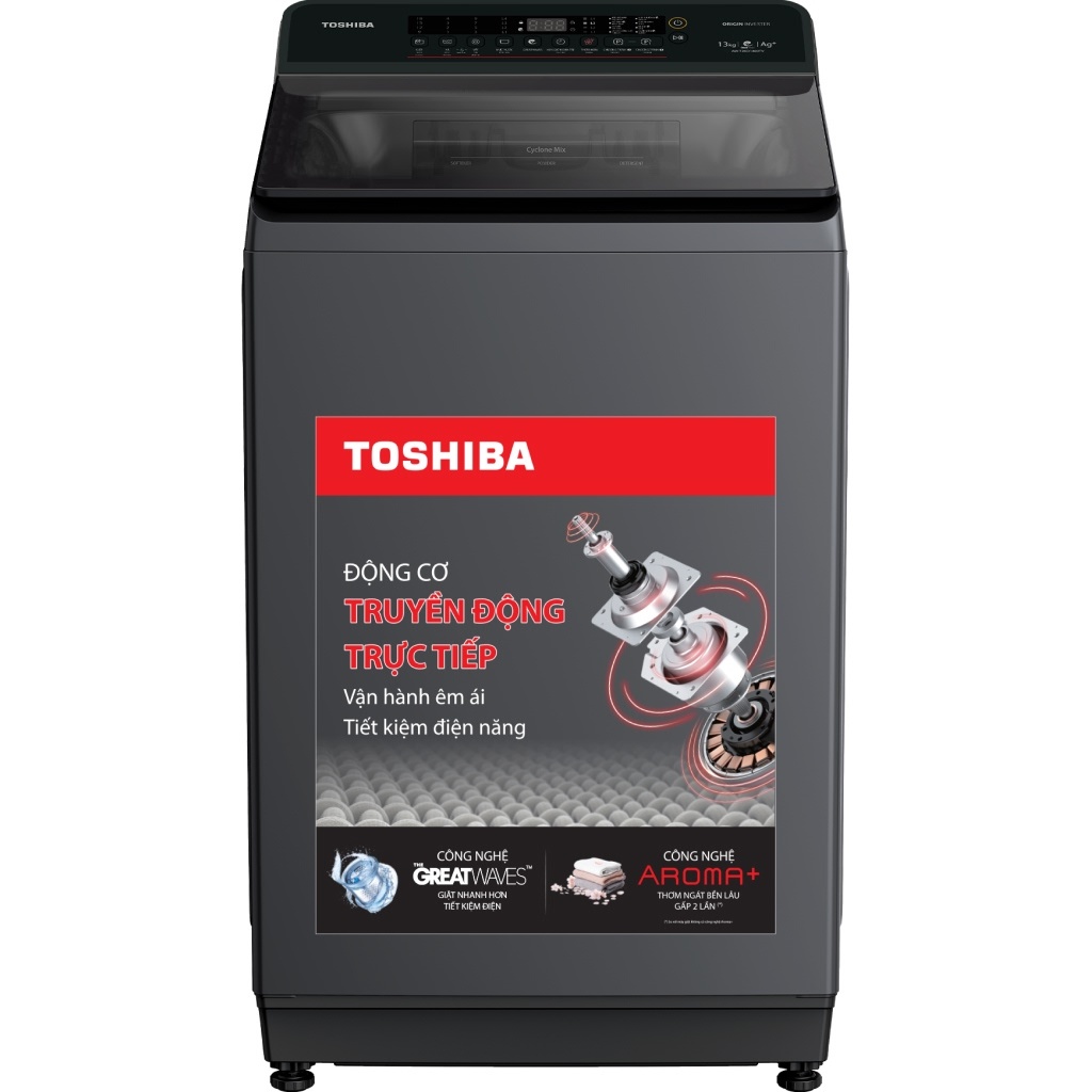 Máy giặt Toshiba Inverter 12 kg AW-T26D1300TV (MG) Mới 2025