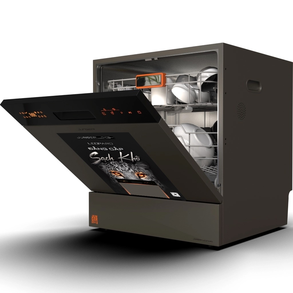 Máy rửa bát độc lập Junger Leopard DWJ-133-MS