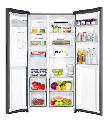 Tủ lạnh Aqua Inverter 541 lít Side By Side AQR-S541XA(BL)