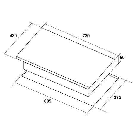 Bếp từ lắp âm 2 vùng nấu Hafele HC-I73241B