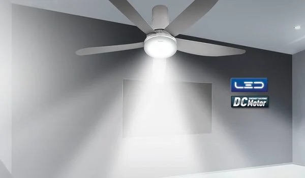 Quạt trần Panasonic 5 cánh có đèn Led F-60UFN
