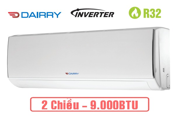 Điều hòa Dairry 2 chiều inverter 9000BTU I-DR09UVH