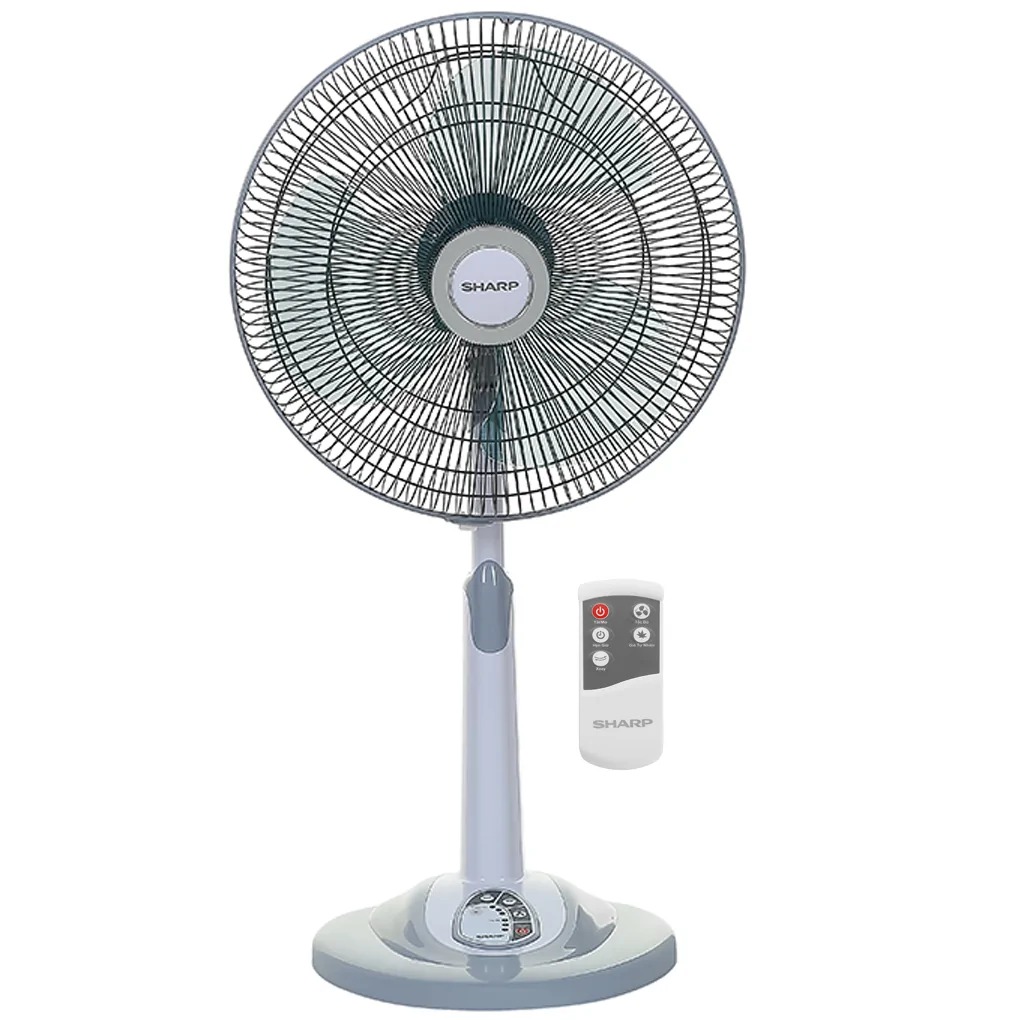 Quạt cây Sharp 3 cánh PJ-L40RV-LG (có khiển)