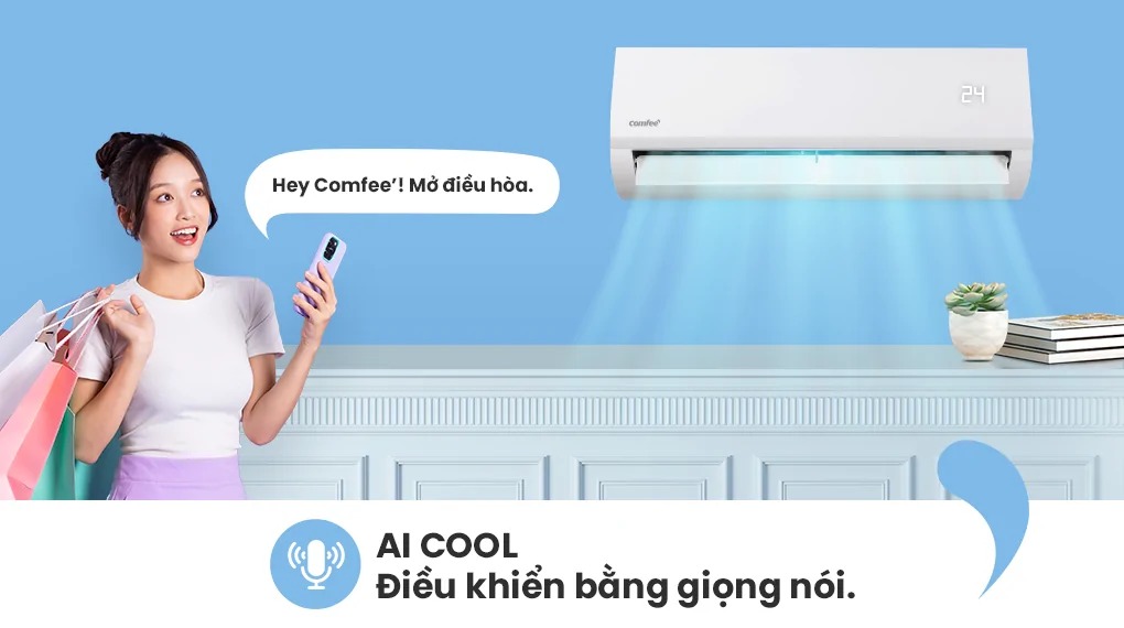 Điều hòa Comfee 12000Btu 1 chiều CFS-13FWFF-V