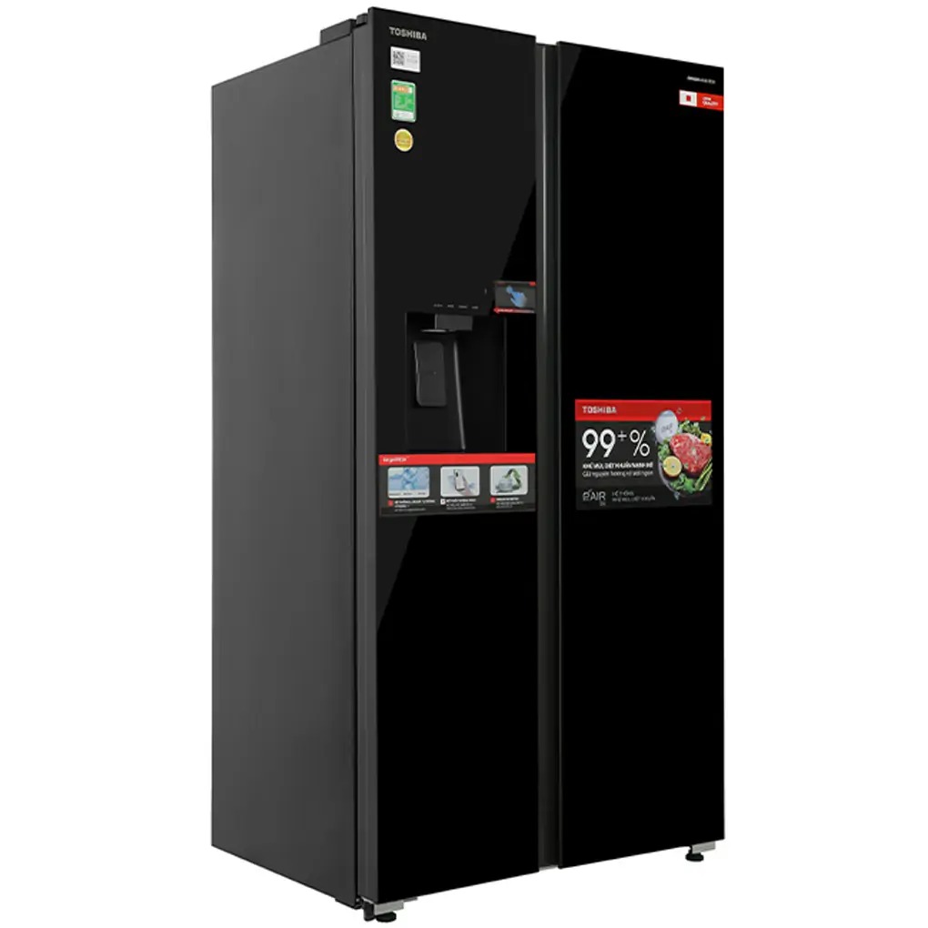 Tủ lạnh Toshiba inverter 568 lít side by side GR-RS755WIA-PGV(22)-XK