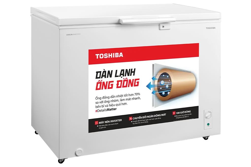 Tủ đông Toshiba Inverter 293 lít GR-RC390CM-PMV(01)