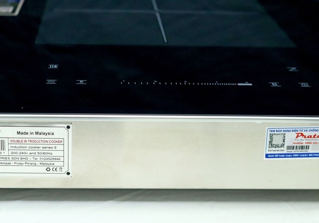 Bếp từ Prato 2 vùng nấu PT-668